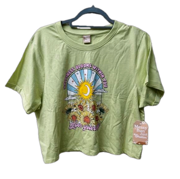 Tops - Sunflowers, Happiness, Love NWT Tee